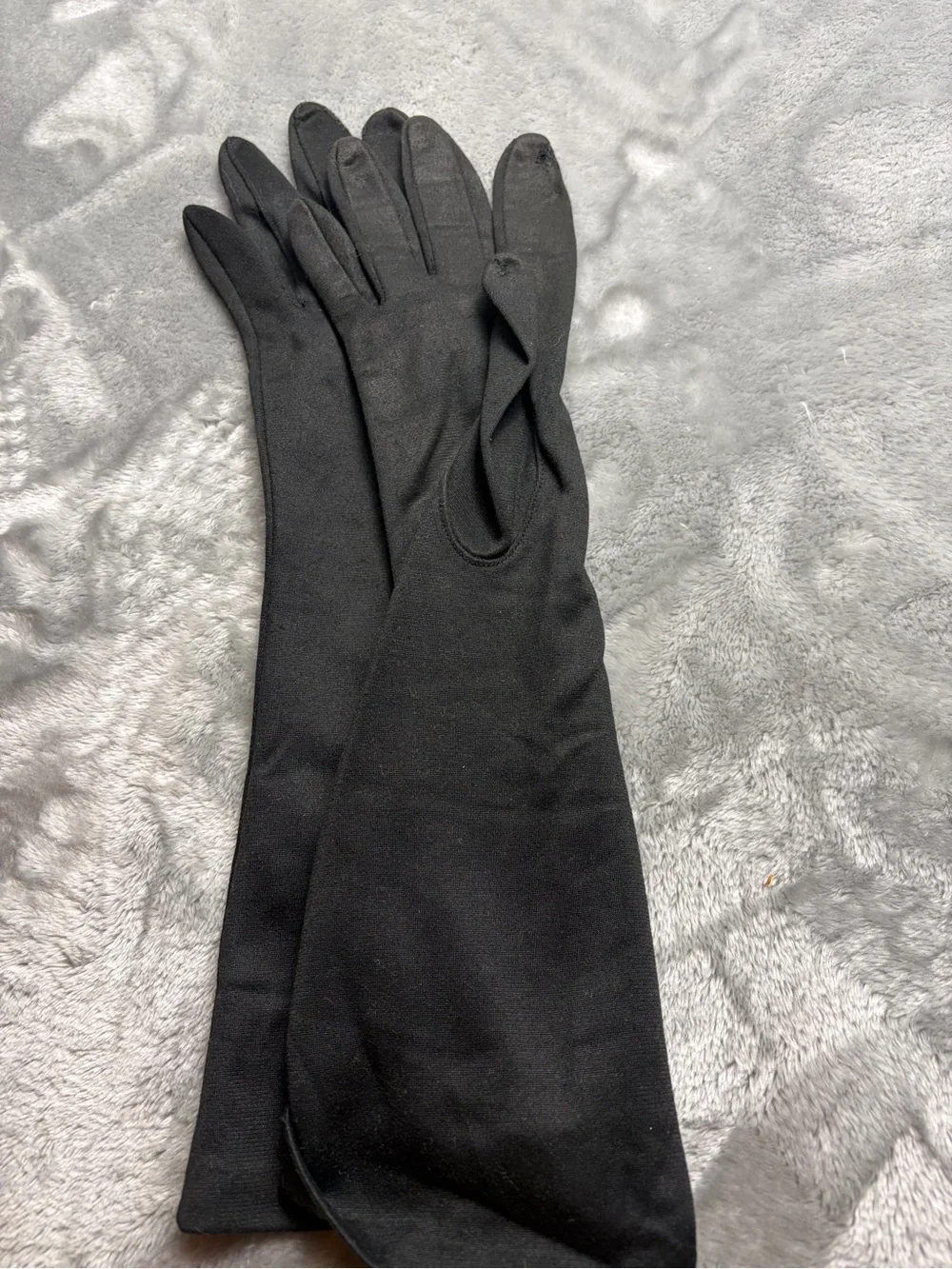 Elegant Black Opera Gloves for Women